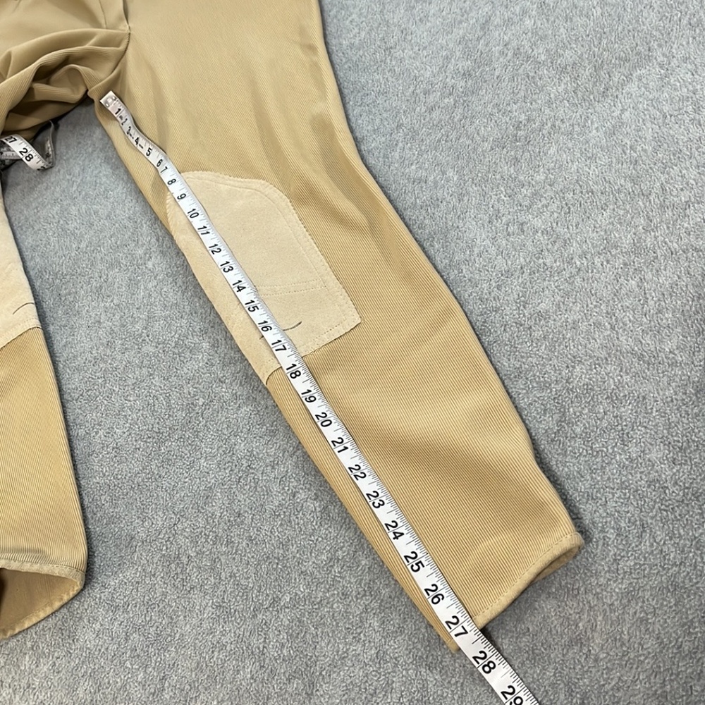 Womens Tuff Rider Equestrian Riding Breeches Pants Size 32 Ribbed - Picture 4 of 12